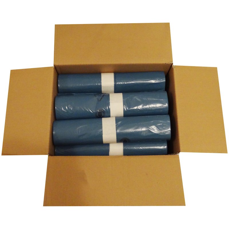 20 Rollen (2 Kartons) blaue Müllsäcke 120 Liter mit einer Stärke von ,  51,28 €