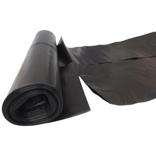 Grau/schwarze Müllsäcke 240 Liter mit einer Stärke von 60 my und Größe 100x125cm