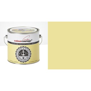 2,5 Liter Colourcourage Premium Wandfarbe Osteria Ciona Gelb | L719778602 | geruchslos | tropf- und spritzgehemmt