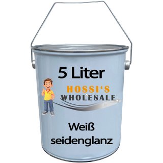 5 Liter Premium Heizkörperlack | Heizungslack | Weiß | seidenglänzend | made by Wilckens
