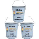 3x 5 Liter Premium Heizkörperlack | Heizungslack | Weiß | seidenglänzend | made by Wilckens
