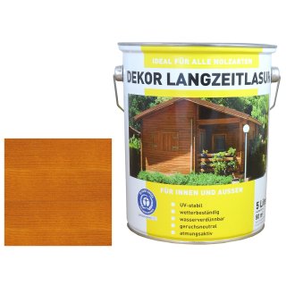 5 Liter Premium Holzlasur LF | Holzschutzlasur | Feuchteschutz | Kiefer | made by Wilckens