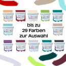 2,5 Liter Premium Klasse 1 Wandfarbe | tropf- und spritzgehemmt | hochdeckend | geruchslos | Edelmatt | bis zu 29 Farben zur Auswahl