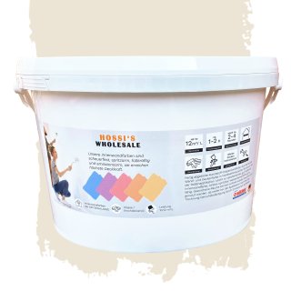 2,5 Liter Premium Klasse 1 Wandfarbe Champaine de France | Beige | tropf- und spritzgehemmt | hochdeckend | geruchslos | Edelmatt