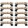 10x Rolluntersetzer rund Pflanzroller 30x30 cm - max. 120 kg Traglast - aus Buchenholz - Stabil & robust - Für Pflanztöpfe, Möbel & schwere Gegenstände