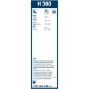 Bosch Scheibenwischer Rear H300, Länge: 300mm – Scheibenwischer für Heckscheibe