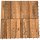 Hossis Wholesale - Holzfliesen Balkon, 0,9m² Bodenbelag aus Akazienholz 30x30cm, Klickfliesen Mosaik, Fliese für Garten Terrasse Balkon (10 Stück)