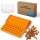 BonAura® Backmatte für Hundekekse inklusive Rezepten (2cm) | Silikon Backform für gesunde Leckerlis | Hundeleckerli Backmatte mit Teigschaber